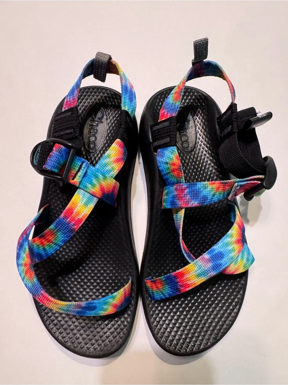 Chaco Z/1 Ecotread Boys Unisex Youth Athletic Outdoor Sandals  4 Tie Dye